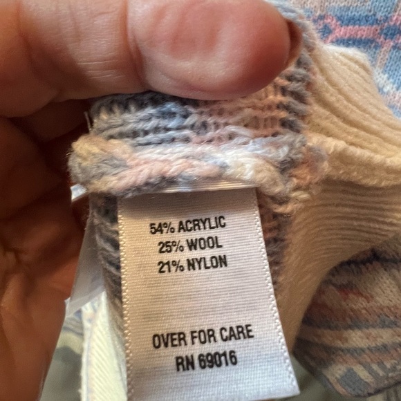 Le Tigre vintage Fair Isle pastel sweater kaweii fairy kei Size Medium - Picture 4 of 4